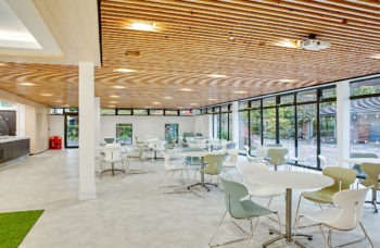 Jones Melling project First Recruitment interior workspace sitting area