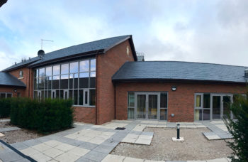 Hospice of Good Shepherd, Cheshire - courtyard