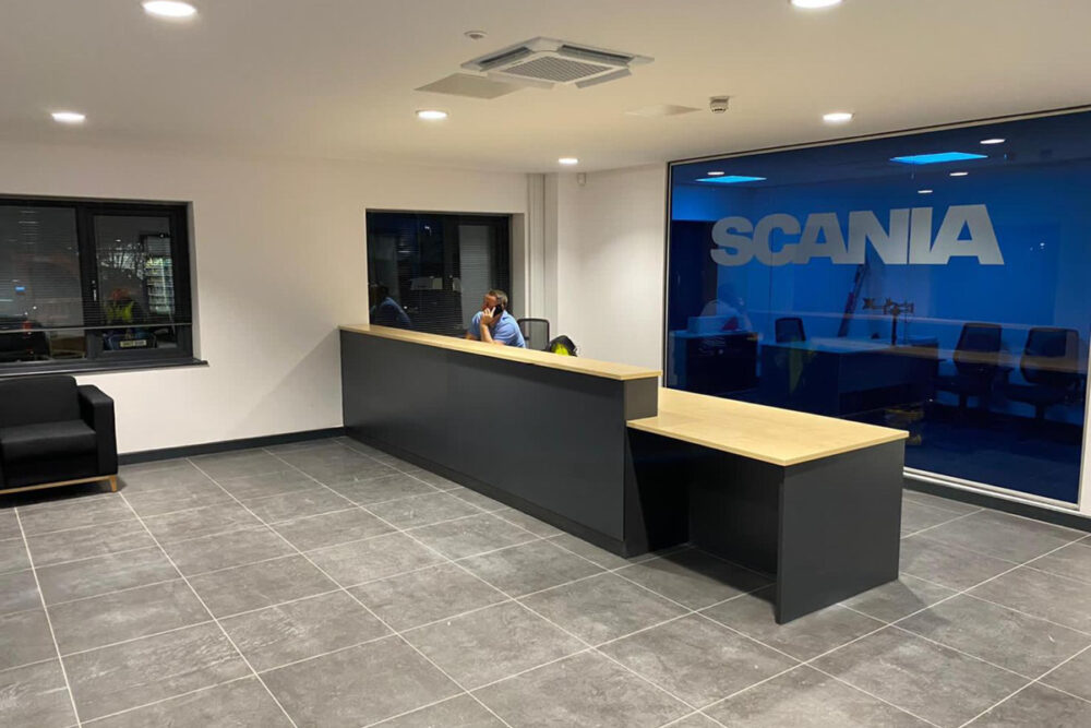 Preston Scania centre completed new service centre features seven 28-metre workshop bays