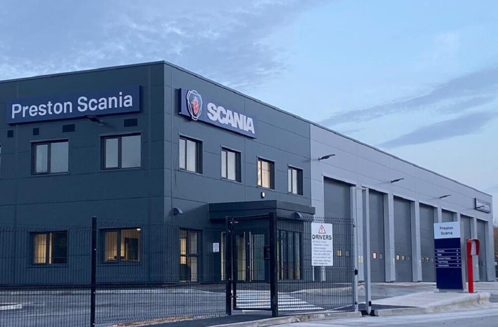 Scania Service Centre Preston entrance